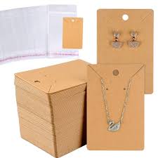 Now we need to measure where to punch the holes. Good Quality Miahart 150 Set Earring Cards Earring Display Cards With Self Sealing Bags For Stud Earrings Dangle Earring Holder Card For Selling White Black Kraft Arts Crafts Sewing Are Doing Discount