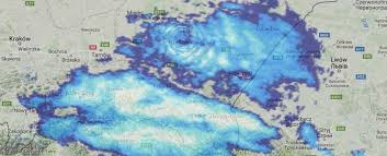Aktualnie nad polską występują opady deszczu oraz krupy śnieżnej. Anomalie W Wynikach Pomiarow Radarowych Czym Sa Spowodowane Dobrapogoda24 Pl