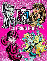 Explore 623989 free printable coloring pages for your kids and adults. Monster High Coloring Book Great Coloring Book For Kids Ages 2 12 40 Illustrations Pjanich Sara Amazon De Bucher