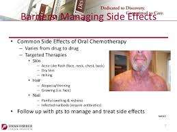 What's the average length of time for chemotherapy? Oral Chemotherapy Adherence