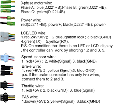 Schaltplan ncm prague 36v controller brushless. Lishui Lsw 1080 13 14f Julet Steckerbelegung Ncm Kit Pedelec Forum