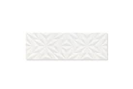 Pisos e revestimentos é na telhanote! Revestimento Acetinado Borda Reta Losango Branco 30x90cm Branco Eliane C C