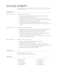 lead cook resume examples and tips zippia