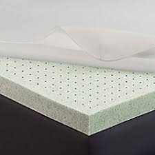 Image Of Therapedic Memory Gel 2 Inch Mattress Enhancer In White Mattress Memory Foam Mattress Cover Memory Foam Mattress Topper