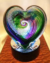 Memorials By Artful Ashes Artful Ashes Cremation Glass Art Hand Blown Glass Art