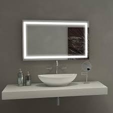 Create a modern look with our backlit, lighted, dressing & cabinet mirrors. Lighted Mirror Harmony 70 X 32 In In 2021 Bathroom Mirror Illuminated Mirrors Mirror