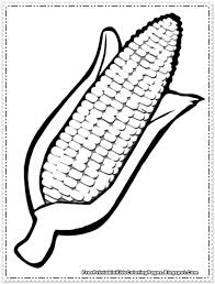 Corn coloring page from maize category. Corn Coloring Pages Printable Vegetable Coloring Pages Coloring Pages Thanksgiving Color