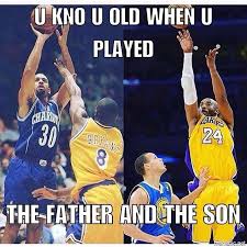 Mamba Dell Curry N Chef Curry Sports Memes Sports Joke Basketball Funny
