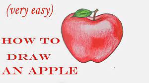 See full list on easylinedrawing.com How To Draw An Apple Step By Step Very Easy Art Video Youtube