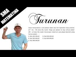 Jika barang tersebut terjual habis dengan harga rp50.000,00 tiap unit, maka keuntungan maksimum yang diperoleh perusaan tersebut adalah …. Turunan Untuk Memproduksi X Unit Pakaian Dalam Satu Hari Diperlukan Biaya Produksi X 4x 10 Ratus Youtube