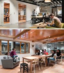 30 Pictures Of Airbnb S Spacious New Office In Dublin Industrial Interior Design Warehouse Living Corporate Office Design