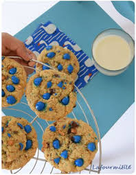 Blue Cookies Fourres Ganache Chocolat Et Cacahuete Cookies Chocolat Kids Cookies Fourres Chocolat Bleu Cookies Recette