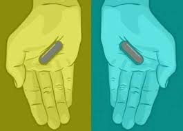 양손의 알약이 무슨 색으로 보이시나요? : 네이버 블로그