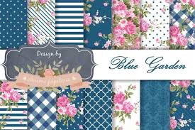 Maybe you would like to learn more about one of these? Dark Blue Floral Digital Paper Wedding Background 177831 Backgrounds Design Bundles