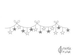 Stempel Weihnachten Girlande Sterne Einfache Sachen Zum Zeichnen Fotoalbum Gestalten Liebe Coole Kritzeleien
