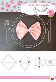 Pliage De Serviette Noeud Pliage Serviette Serviettes Pliage Serviette Mariage