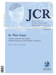 A collection of 13.760 dorks. Journal Of Cybertherapy And Rehabilitation 3 2 2010 By Giuseppe Riva Issuu