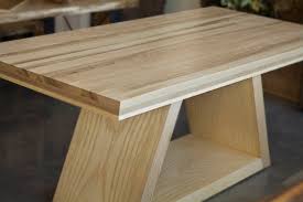 Handmade Wood Dining Table In Ash Wood With Angular Pedestal Table Base Handmade Wood Dining Table Custom Wood Dining Table Dining Table