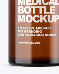 Download Amber Glass Medical Bottle Mockup In Bottle Mockups On Yellow Images Object Mockups PSD Mockup Templates
