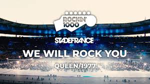Champions league finals, iaaf world championships, rugby world cup, the uefa euro 2016, and the paris 2024 summer olympics. We Will Rock You Queen Rockin 1000 At Stade De France Youtube