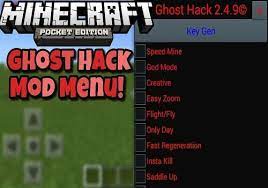 Download hack minecraft pe mod apk 1.18.0.27 (menu, god mode, unlocked) for free you will be involved in the exciting pixel world with the . Ghost Hack Mod For Mcpe For Android Apk Download