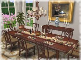 Nothing over the top fancy, but a meal that will scrumptious and easy to prepare! Second Life Marketplace Dinner Party Dining Set For 8 Chippendale Mahogany Box