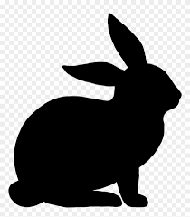 A fun easter craft activity using an easter bunny with funky glasses. Generous Bunny Stencil Template Images Bunny Silhouette Free Transparent Png Clipart Images Download