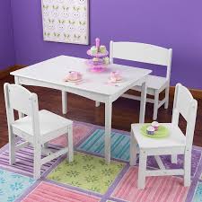 Kidkraft Nantucket Table Chairs Set In 2020 Kids Play Table Kids Wooden Table Kids Table And Chairs