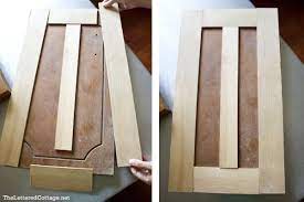 Make sure they are clean and dry. Diy Shaker Cabnets Out Of The Old Ones Home Diy Redo Cabinets Old Kitchen Cabinets
