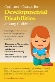 Common Causes For Developmental Disabilities Among Children Causes Developmental Disabilities Health Care Services Developmental Disabilities Health Care