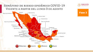 Debido a la cercanía y constante interacción en ambas entidades, ambos estados volverán al semáforo rojo, limitando las actividades que. Semaforo Nacional 2020 Covid 19