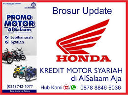 Brosur Update Kredit Motor Syariah Honda Bprs Alsalaam