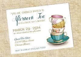 Afternoon Tea Party Invitation Tea Party Invitations Tea Party Party Invitations