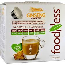 Nescafe dolce gusto espresso machiato, cortado coffee capsules (48 capsules, 48 cups). Foodness Dolce Gusto Caffe Ginseng In Capsule Conf 10 Cialde