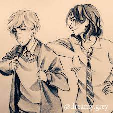 Remus Trying Sirius Leather Jacket Wolfstar Harry Potter Headcannons Harry Potter Fan Art Wolfstar