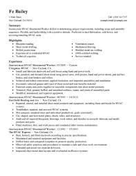 Best Journeymen Hvac Sheetmetal Workers Resume Example Livecareer