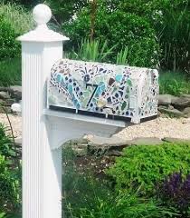Stunning Sea Glass Mosaic Diy Ideas Sea Glass Mosaic Diy Mailbox Mosaic Diy