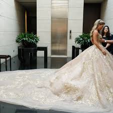 Elie Saab Designed The Most Beautiful Wedding Dress For His Daughter In Law Elie Saab Wedding Dress Wedding Dresses Best Wedding Dresses