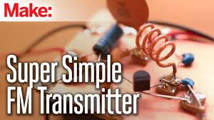 Jack antenna dan power supply dibelakang. Weekend Projects Super Simple Fm Transmitter Youtube