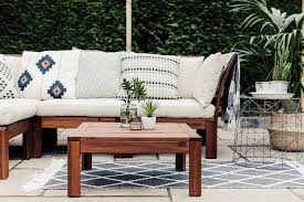 Geometric Cushions On Ikea Applaro Outdoor Sofa Ikea Outdoor Ikea Outdoor Furniture Best Outdoor Furniture