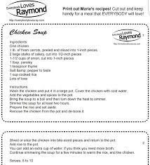Marie S Chicken Soup Recipe From Everybody Loves Raymond Fyi The Link Leads To A Printa Chicken Soup Recipes Everybody Love Raymond Restaurant Recipes Famous