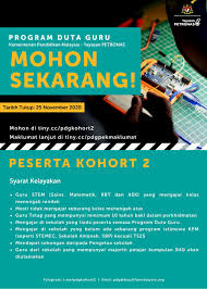 Jun 16, 2020 · anda perlu mengikuti latihan selama 5 iaitu 1 tahun persediaan dan 4 tahun tambahan bagi program ijazah sarjana muda pendidikan dan mengajar sekolah rendah setelah tamat pengajian. Jom Mohon Menjadi Peserta Untuk Pusat Stem Negara Facebook