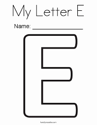Letter E Coloring Page Beautiful My Letter E Coloring Page Twisty Noodle In 2020 Letter A Coloring Pages Letter E Alphabet Coloring Pages