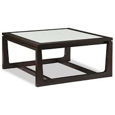 By international concepts (128) monroe solid acacia wood 38 in. Durham Solid Accents Saugeen Transitional Large Square Cocktail Table With Glass Top Jordan S Home Furnishings Cocktail Coffee Tables