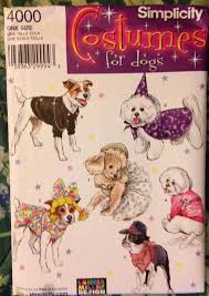 Simplicity 4000 Pattern Dogs Costume Pattern Witch By Asaico Dog Halloween Costumes Dog Pattern Simplicity Patterns Costumes