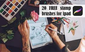 They have so many uses! 20 Free Stamp Brushes For Ipad Free Brushes For Procreate