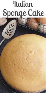 This Italian Sponge Cake Also Known As Pan Di Spagna Has Only Four Ingredients Pastry Flour Suga Sponge Cake Italian Recipes Traditional Italian Sponge Cake