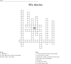 Free printable 80's movies crossword. 90 S Movies Crossword Wordmint