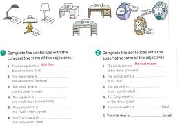 Grammar comparatives and superlatives (irregular adjectives) the correct use of the comparative and superlative forms is a key ingredient when learning how to express your opinion or make comparative judgments. Comparative And Superlative Adjectives Online Pdf Activity For Elementary