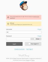 If that didn't work, follow option 1 (get the extensions for the photos app) or try. Login Error Message On Mailchimp Login Page Login Design Website Error Error Message